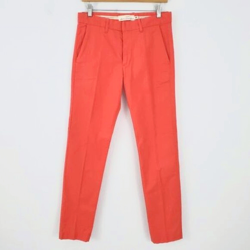 Skinny Chinos Tapered Coral Pink Pants Label of Graded Goods L.O.G.S.